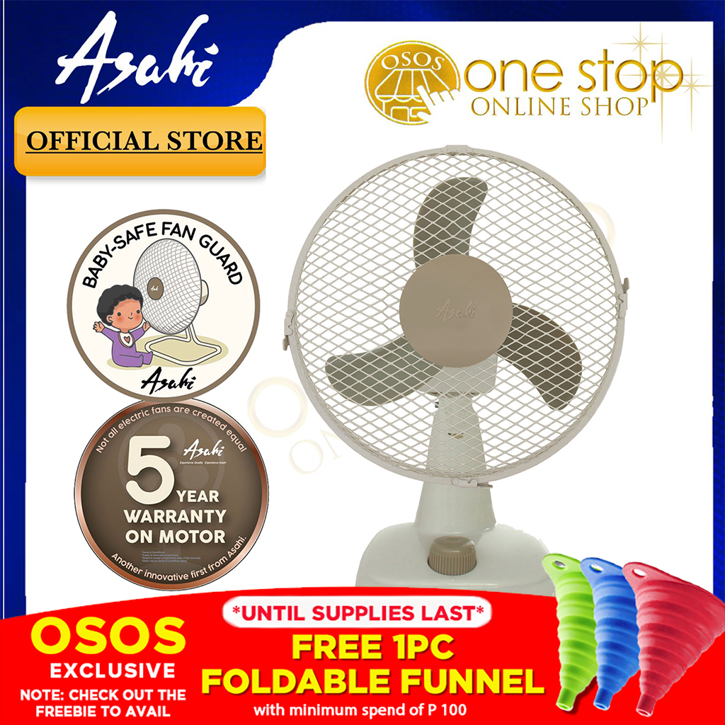 ASAHI Original Desk Fan Electric Fan for children safety Fan BG9002