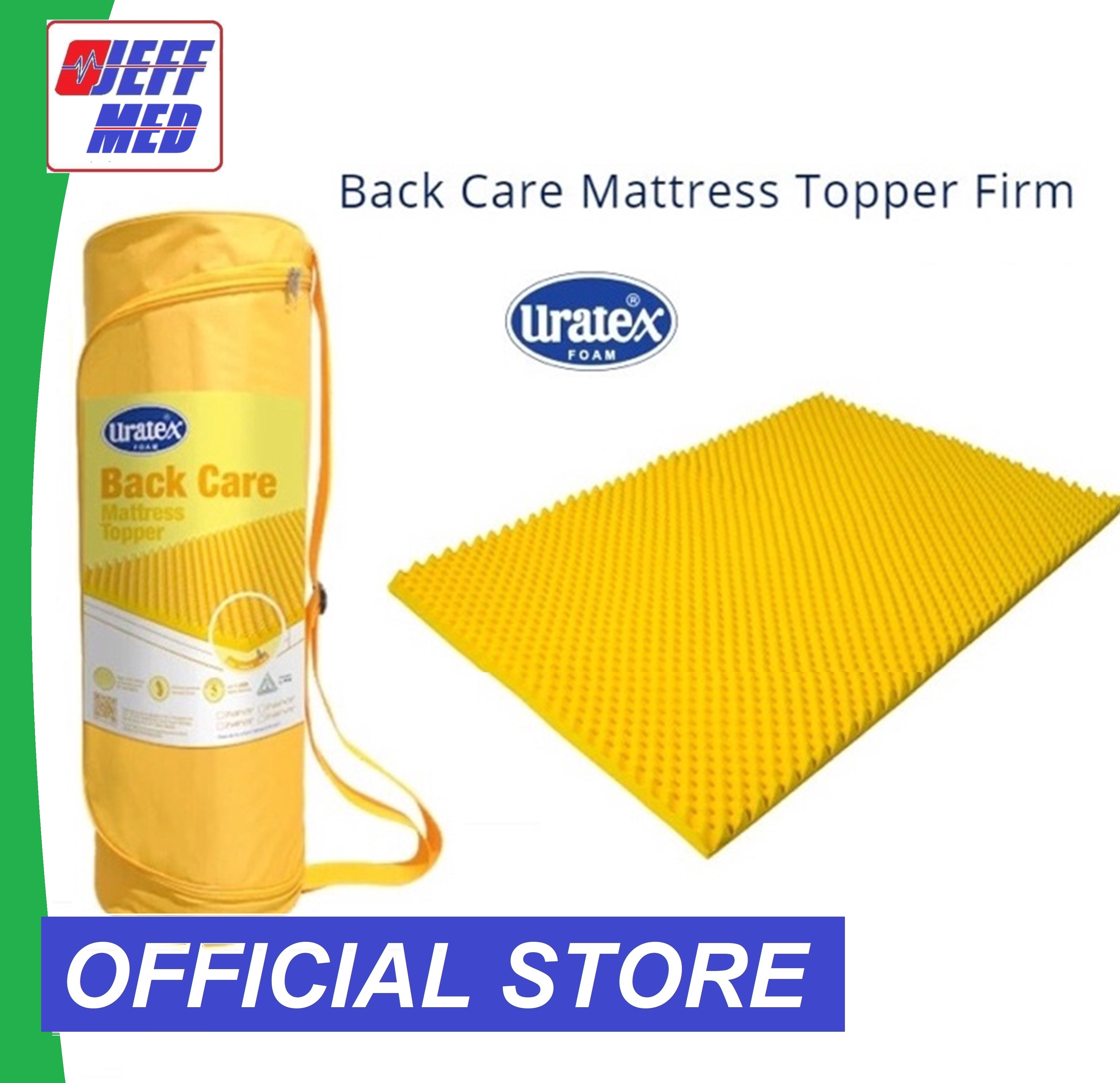 Uratex Back Care (Yellow) 36x75 Single / BioAire Anti Sore Permahard