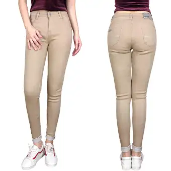 khaki jeans women's