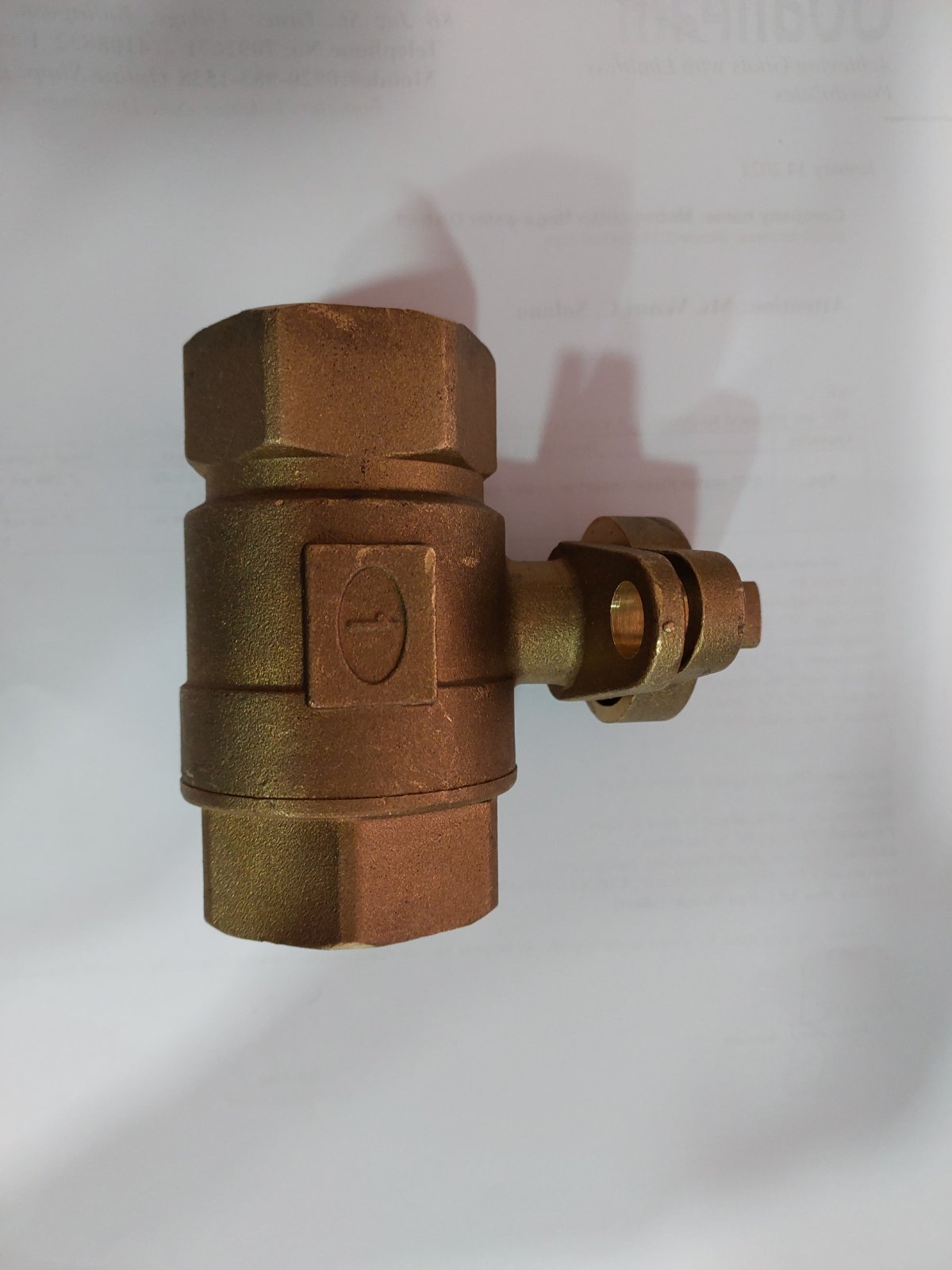 Ball Valve with Lock Wing 1in (25mm) Brass Lazada PH