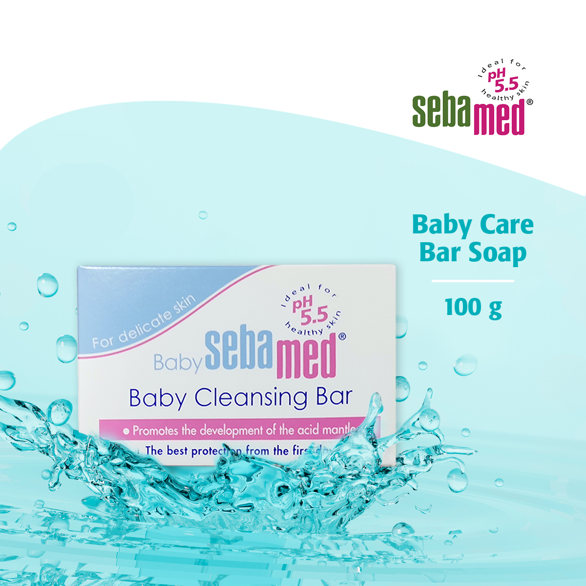 Sebamed Baby Care Bar Soap 100g for Sensitive Skin Lazada PH