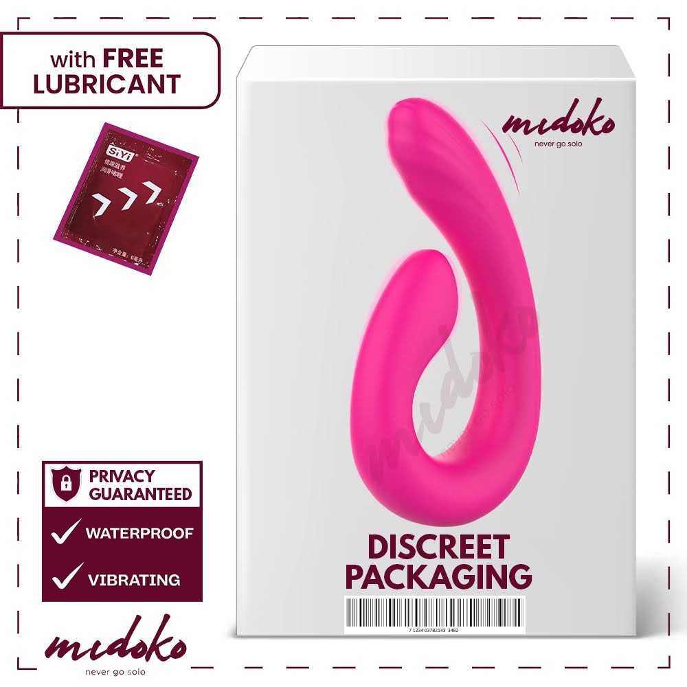 Midoko S Hande Pheobe Flexible Soft Double Ended Silicone Vibrator Lazada Ph