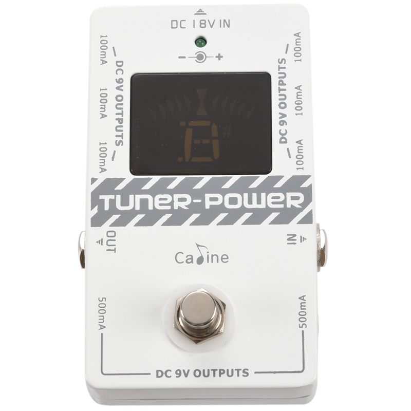 Caline Cp-09 2-In-1จูนเนอร์และแหล่งจ่ายไฟ True Bypass สำหรับ Dc 9V กีต้าร์ไฟฟ้าเหยียบแปดแยกเอาท์พุท MultifunctionUs ปลั๊ก