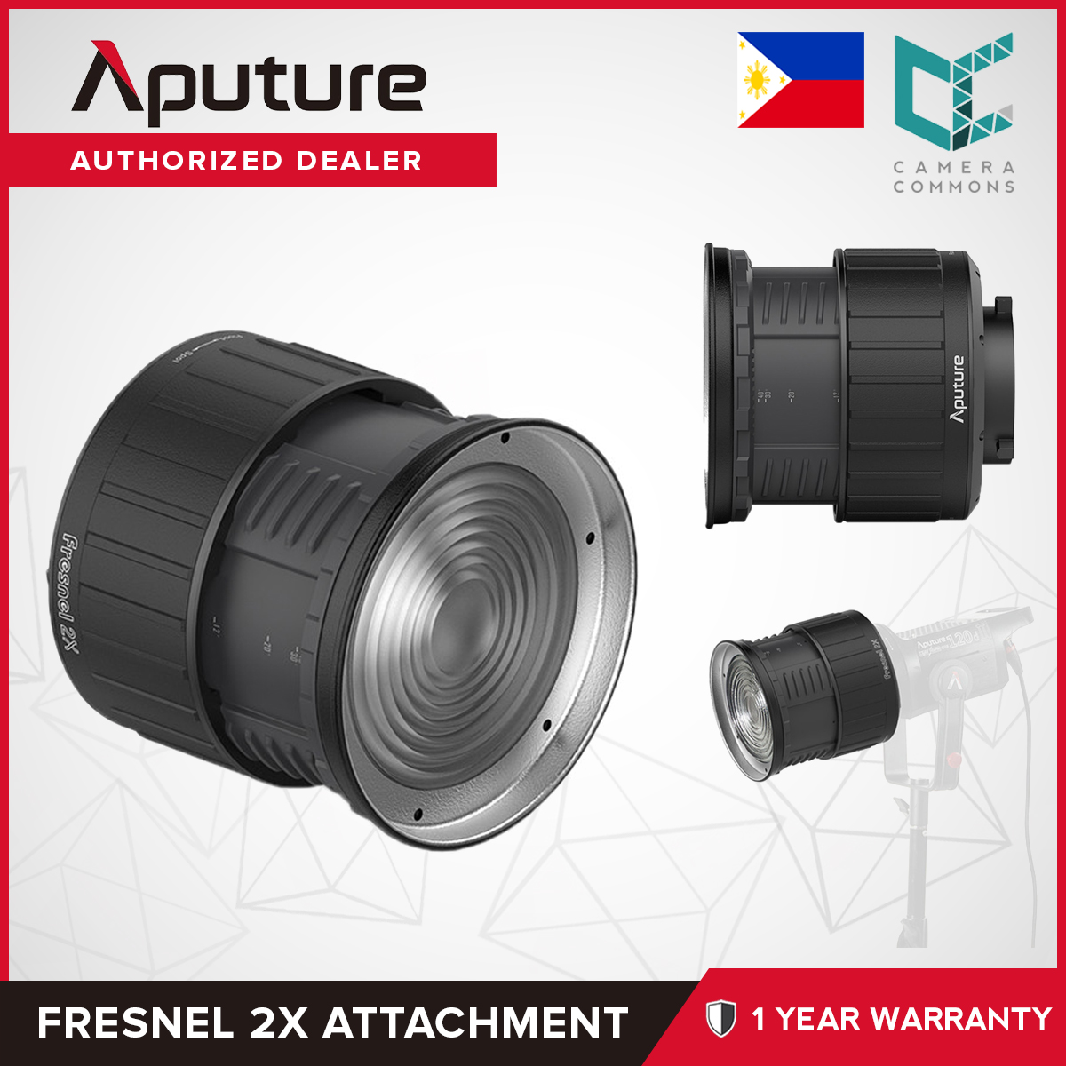 Aputure 👗 Fresnel 【質感】 2X