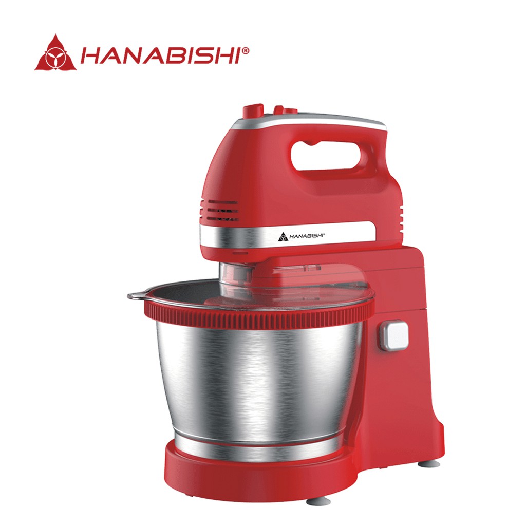 Hanabishi Stand Mixer with SelfRotating S/S Bowl 3.5 Liter (HHMB1600SS) Lazada PH