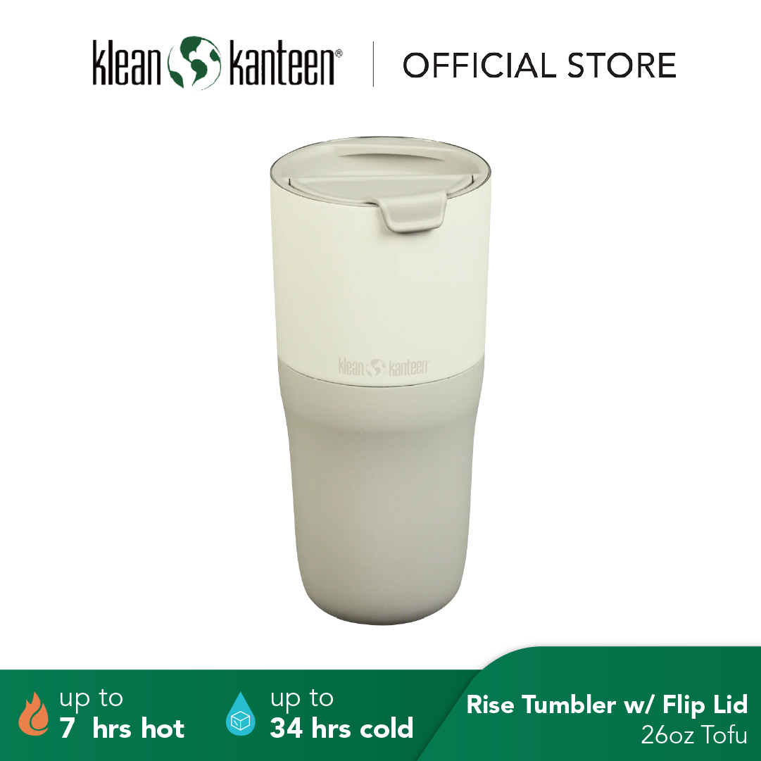Klean Kanteen Rise 16oz Insulated Tumbler with Flip Lid Tofu