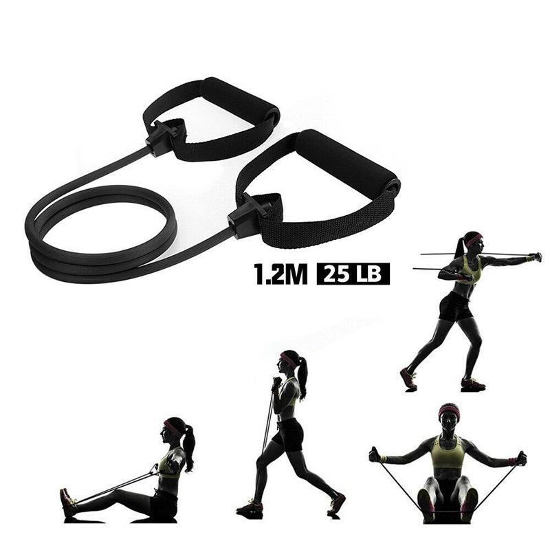 Bashijian Fitness Exercise Cords Pull Rope Stretch Resistance Bands Elastic Yoga Training