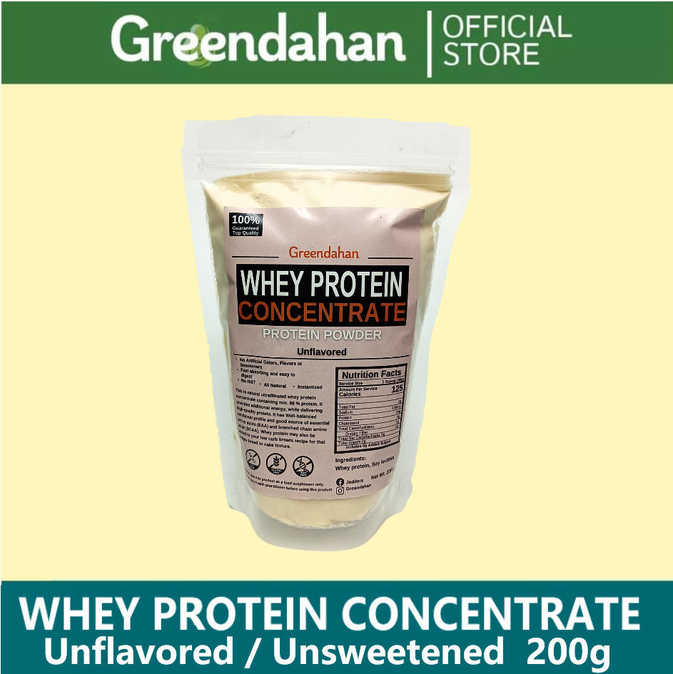 Greendahan Whey Protein Concentrate 200g Unflavored / Unsweetened