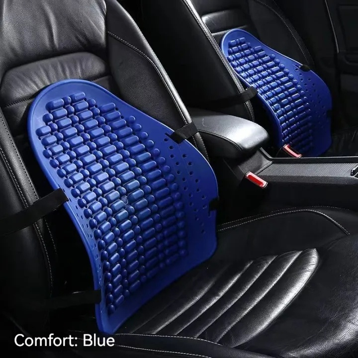 Breathable Car Seat Lumbar Support Cushion Universal Office Chair Massage  Back Protection Support Pillow Driver Waist Rest Mat