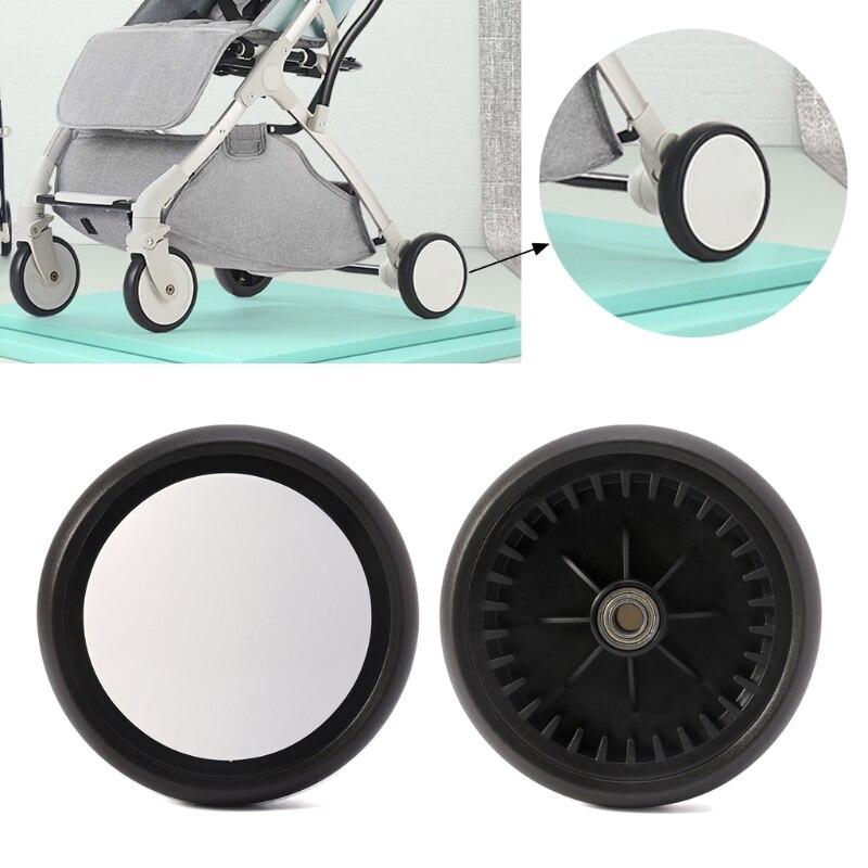 Anti-Bacterial Wheelchairs Waterproof Baby Stroller Zipper Armrest Sweat Absorbing Soft PU Leather for Yoyo Yoya Stroller Brown