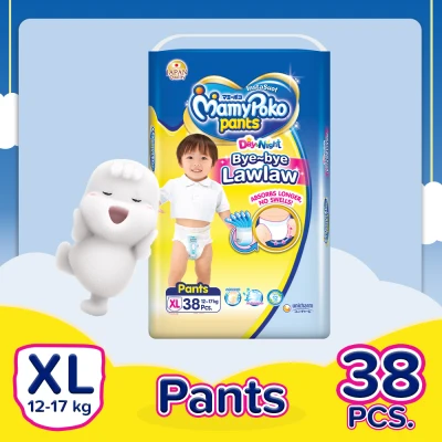 MamyPoko Instasuot XL (12-17 kg) - 38 pcs x 1 pack (38 pcs) - Diaper Pants