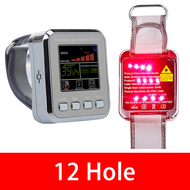 Hailicare 12 Holes Semiconductor Nano Laser Treatment Instrument Wrist