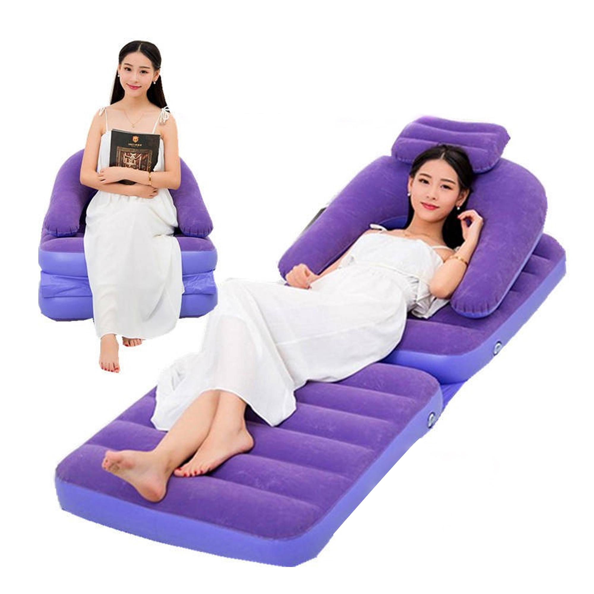 foldable inflatable bed