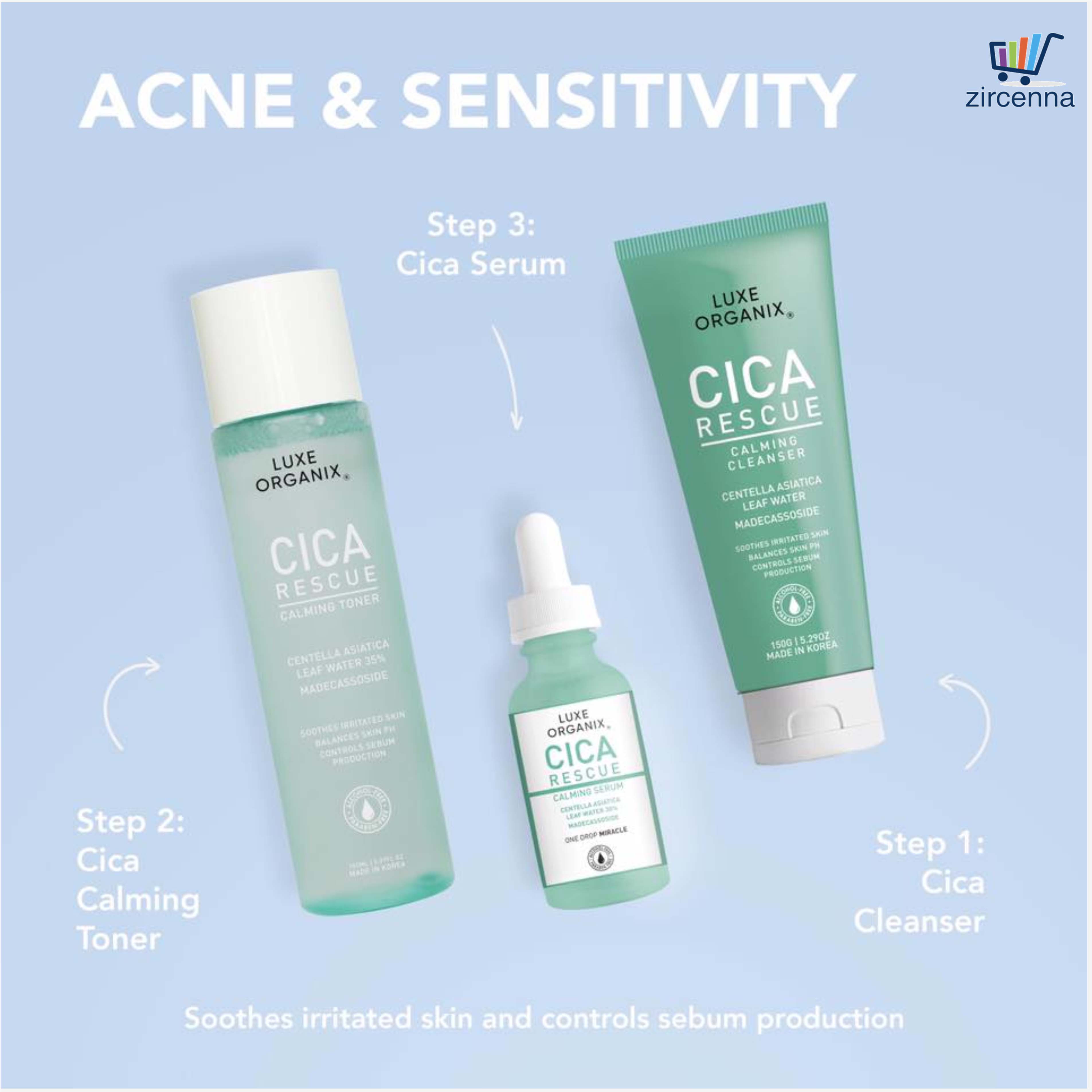 luxe organix cica toner
