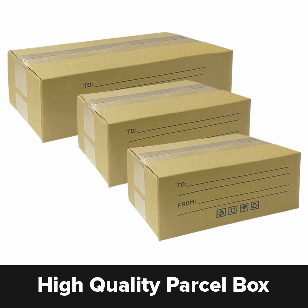 5 Pieces Cardboard Boxes 20x20x12cm Shipping Packaging boxes white 