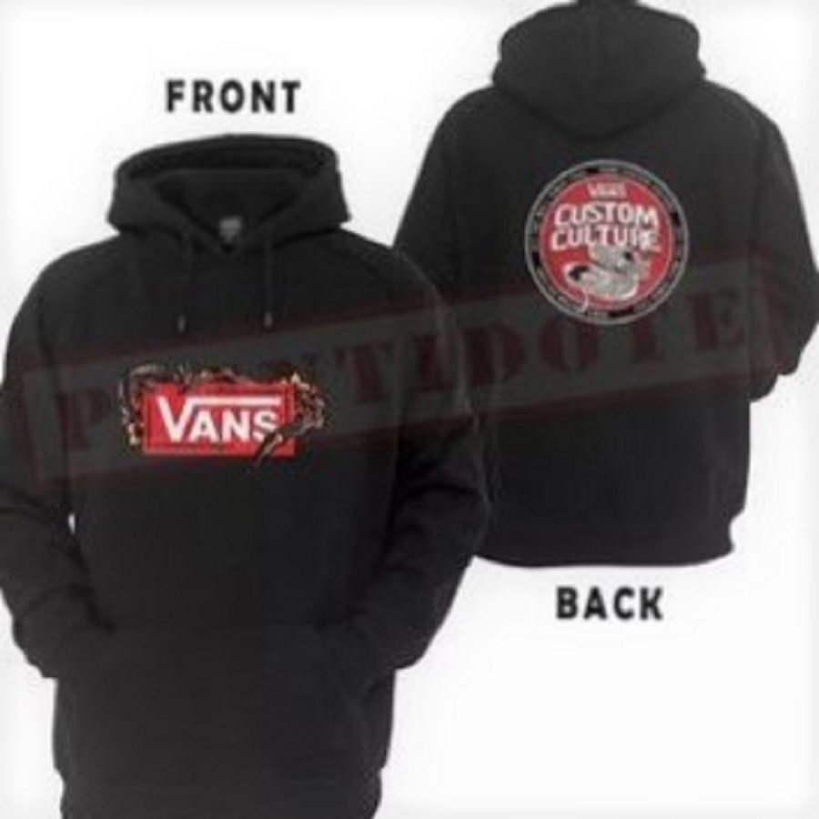 vans custom hoodies