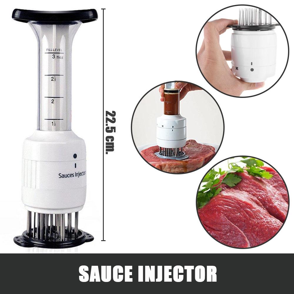 Tenderizer Tool Durable Kitchen for Steak Beef Chicken Sauce Injector Practical Kitchen Tools Meat Tenderizer 
