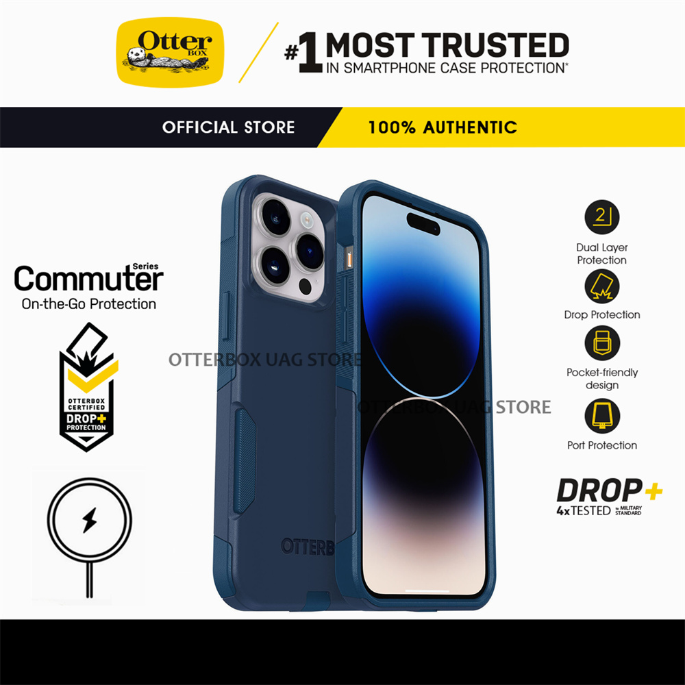 Ốp lưng otterbox commuter with magsafe cho apple iphone 15 14 pro max / 15 14 pro / 15 14 plus / 15 14 / 13 12 pro max / 13 12 pro / 13 12