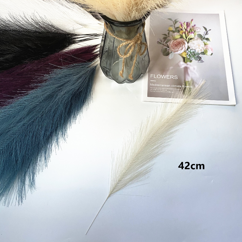 5/10/20 Nhân Tạo Cỏ Pampas Lông Tơ Giả Cỏ Pampas Trang Trí Cho Bình Hoa Giả Boho trang Trí Tiệc Trang Trí Trong Nhà