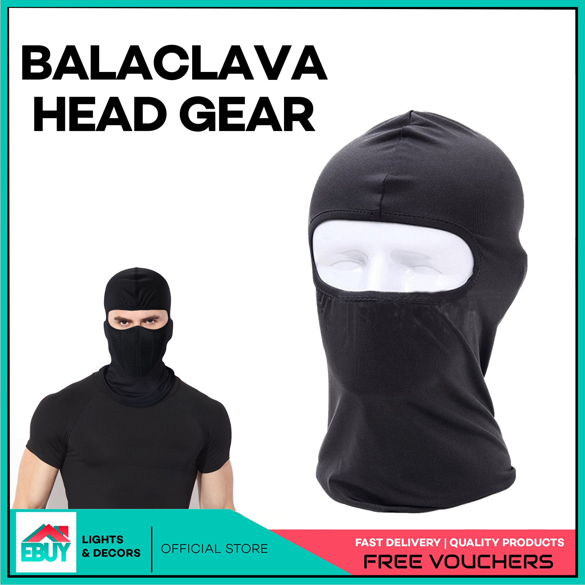 Multifunctional Balaclava Face Mask – UV Protection, Breathable & Windproof For Motorcycle, Sports, Outdoor