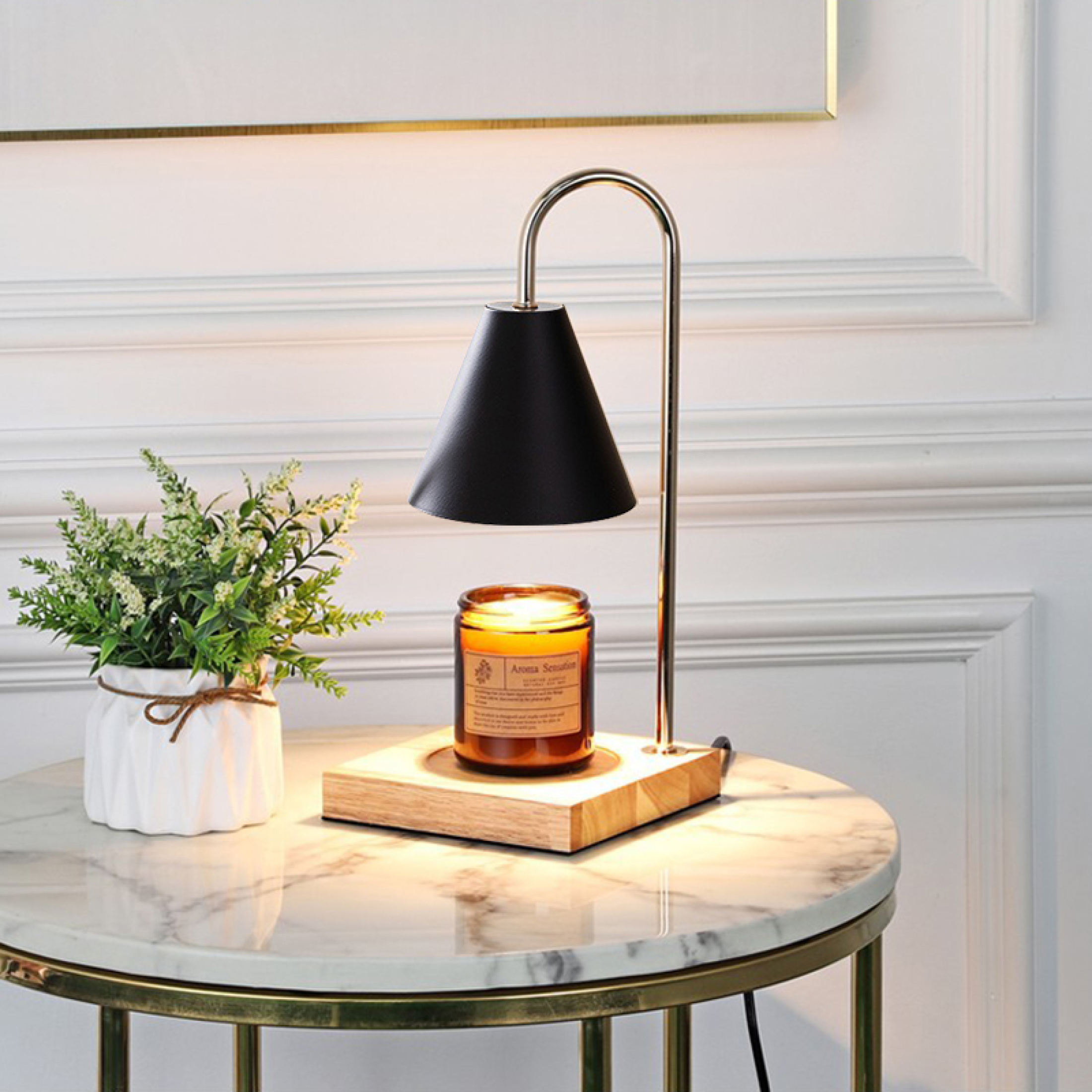 WTC*Candle Warmer Candle Warmer Lamp Candle Melting Wax Warmer Dimmable