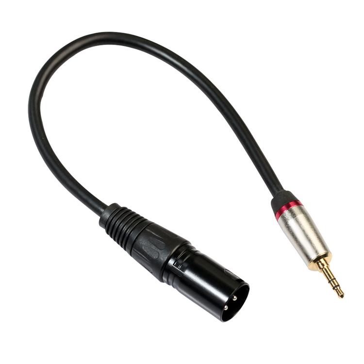3.5mm to XLR Male HIFI Shielded 0.3m 3.5 to XLR Male Stereo Plug 3 Pin