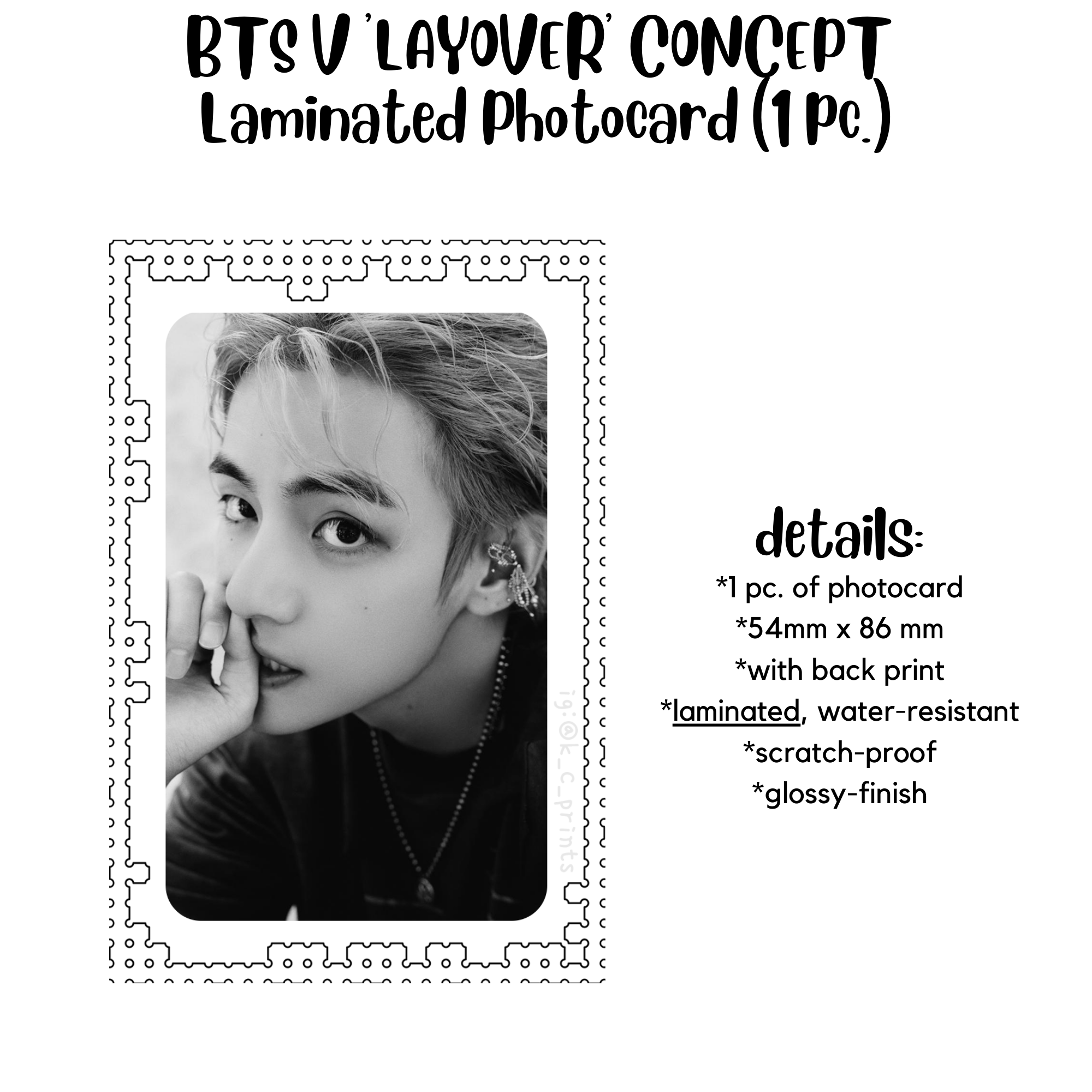 Layover Album by V Taehyung of BTS - Layover Album By V Taehyung Of Bts -  Magnet