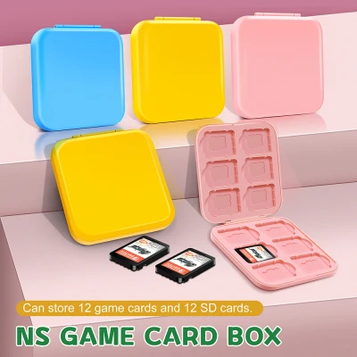 12-in-1 Ns Game Tf Card Holder Storage Box Shockproof Hard Shell For Nintend Switch Ns Card Holder