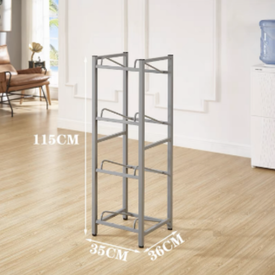 4 Layer Mineral Water Dispenser Rack Stand Water Container Gallon Jug