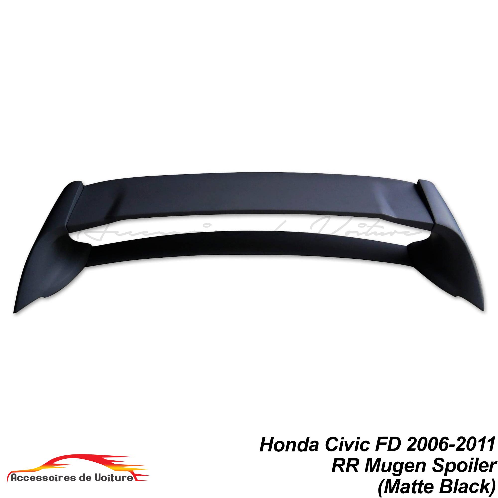 RR mugen Spoiler for Honda Civic FD 2006-2011 (Matte Black) | Lazada PH