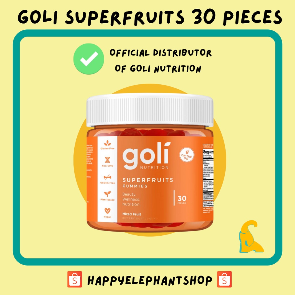 Goli Apple Cider Vinegar ACV Red Gummies (60pcs/bottle) Lazada PH