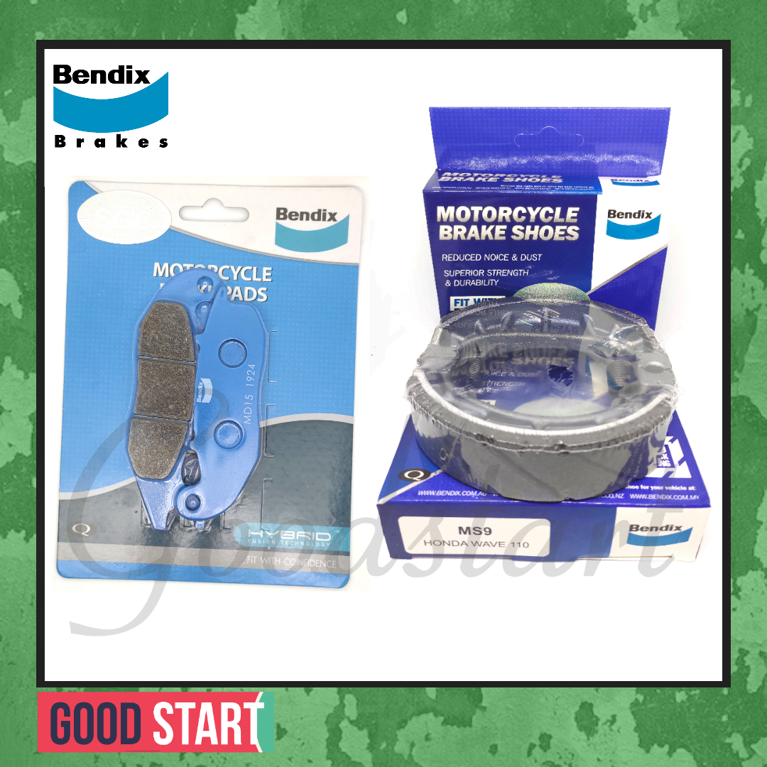 Bendix Brake Pads & Shoe SET for HONDA WAVE 125, XRM 125, XRM 110, RS