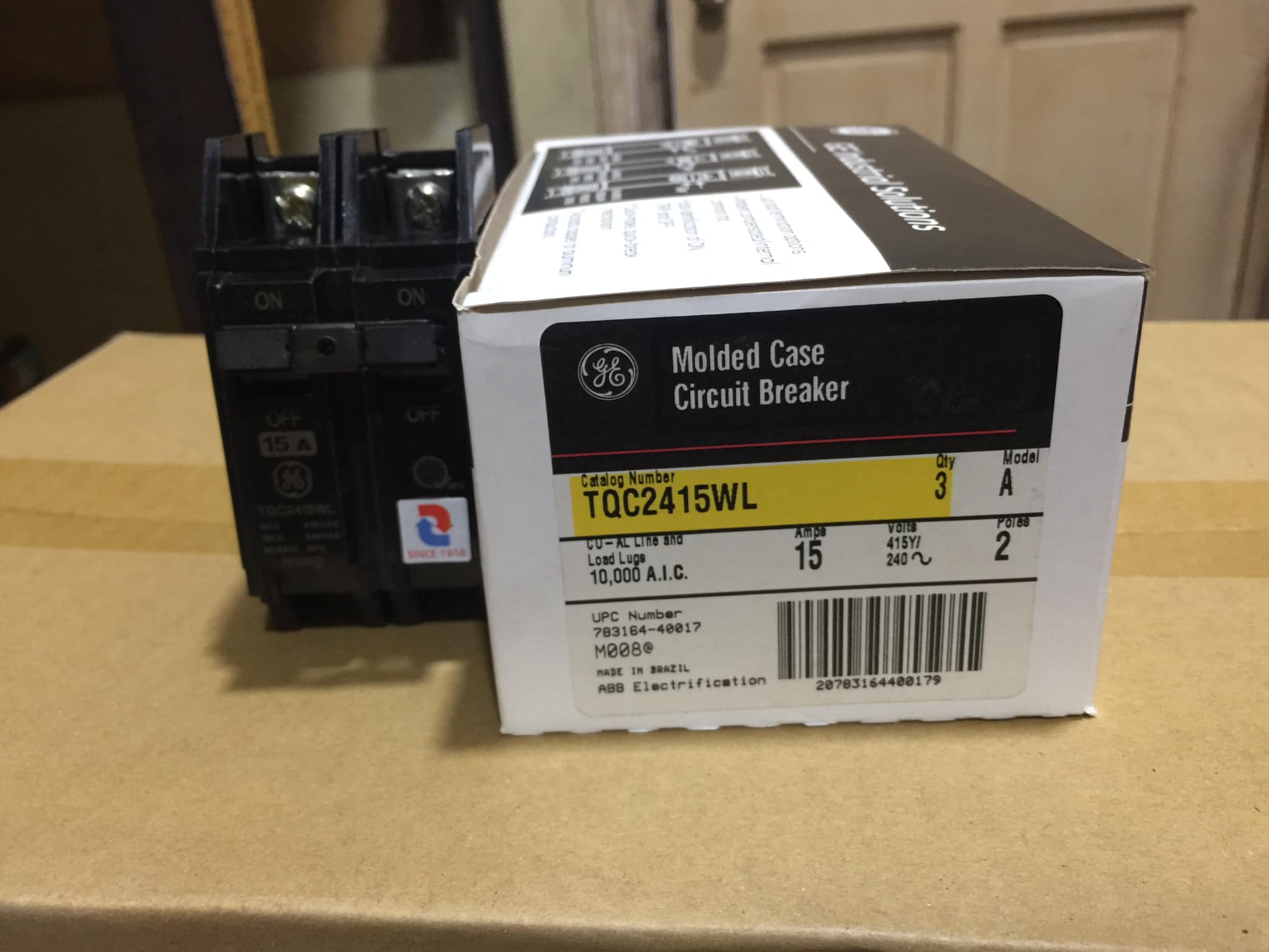 GE Circuit Breaker TQC 15Amp 100 Amp 2 pole Bolt on Lazada PH