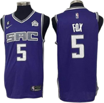 NBA SACRAMENTO KINGS #5 FOX JERSEY CITY EDITION 2022-23