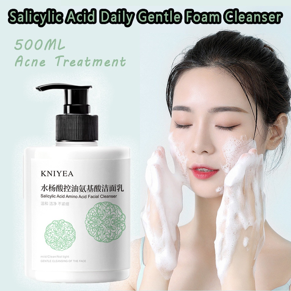 500g Salicylic Acid Cleanser Amino Acid Foam Cleanser Oil Control ...