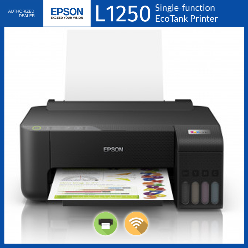 Epson L1250 Printer Wifi Single Function Printer Only Brand New Wireless Ink Tank Borderless 3449
