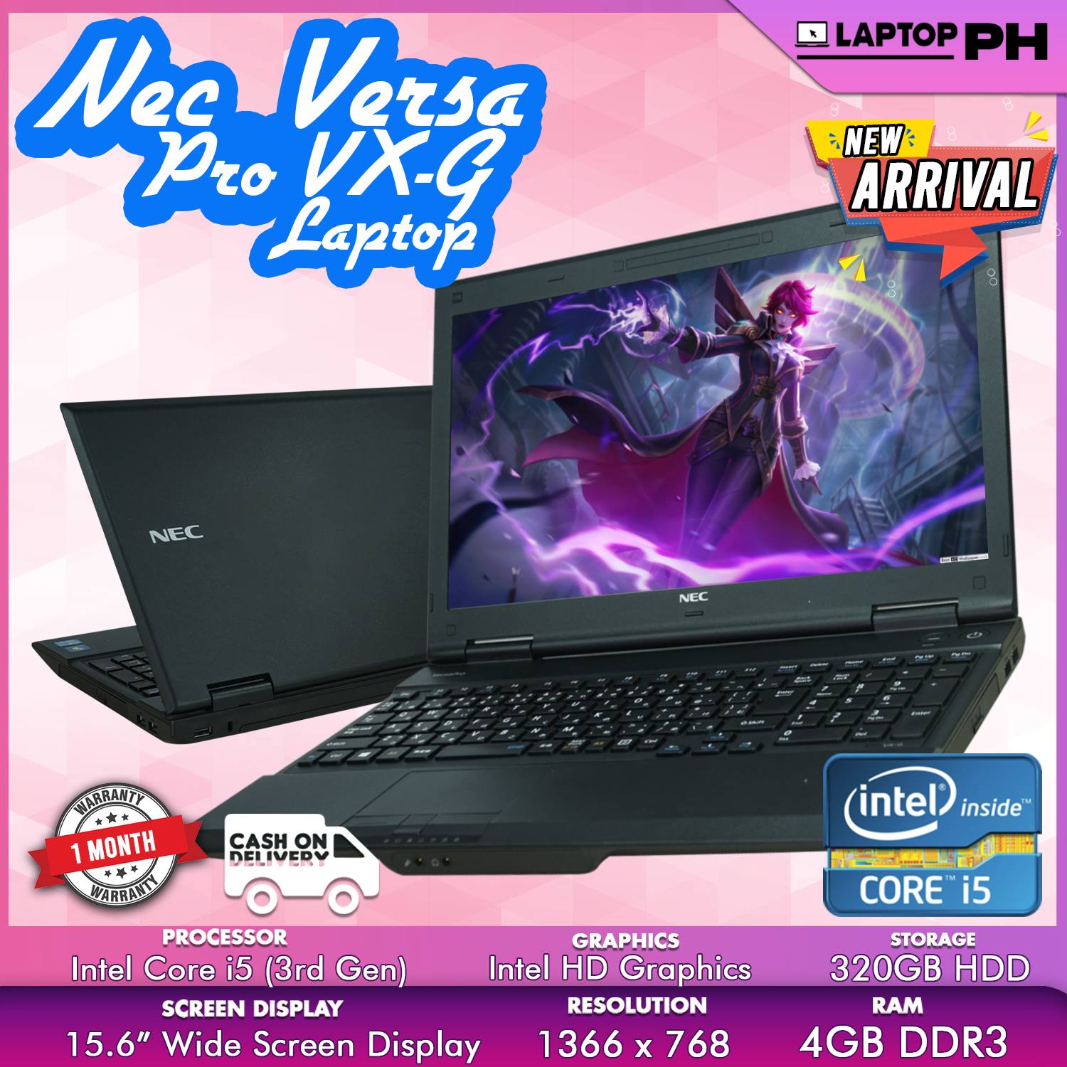 Nec Versapro Vx G Laptop Intel Core I5 3340m 4gb Ram Ddr3 3gb Hdd Free Bag And Charger We Also Have Monitor Laptop Desktop Computer Gaming Pc Cpu I3 I5
