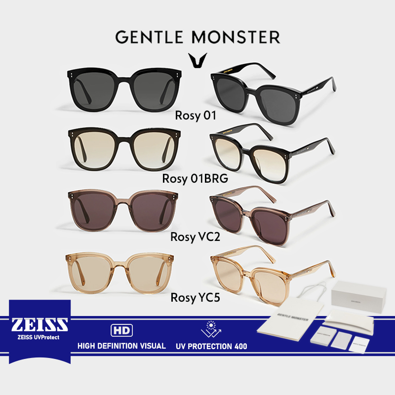 AUTHENTIC Gentle Monster ZEISS LENS ROSY 01 / 01BRG / VC2 / YC5