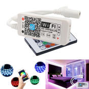 Alexa Compatible RGB LED Strip Lights Controller - Wireless & Voice Activated