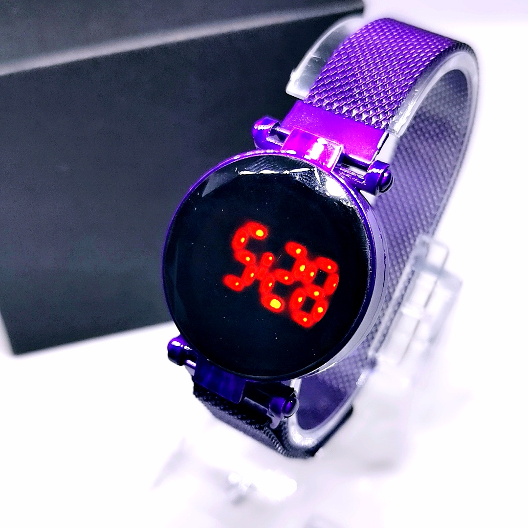 magnetic led watch