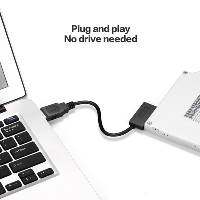 Notebook Optical Drive Cable Quick Data Transfer for Laptop Optical Drive CD/DVD ROM Slimline Drive