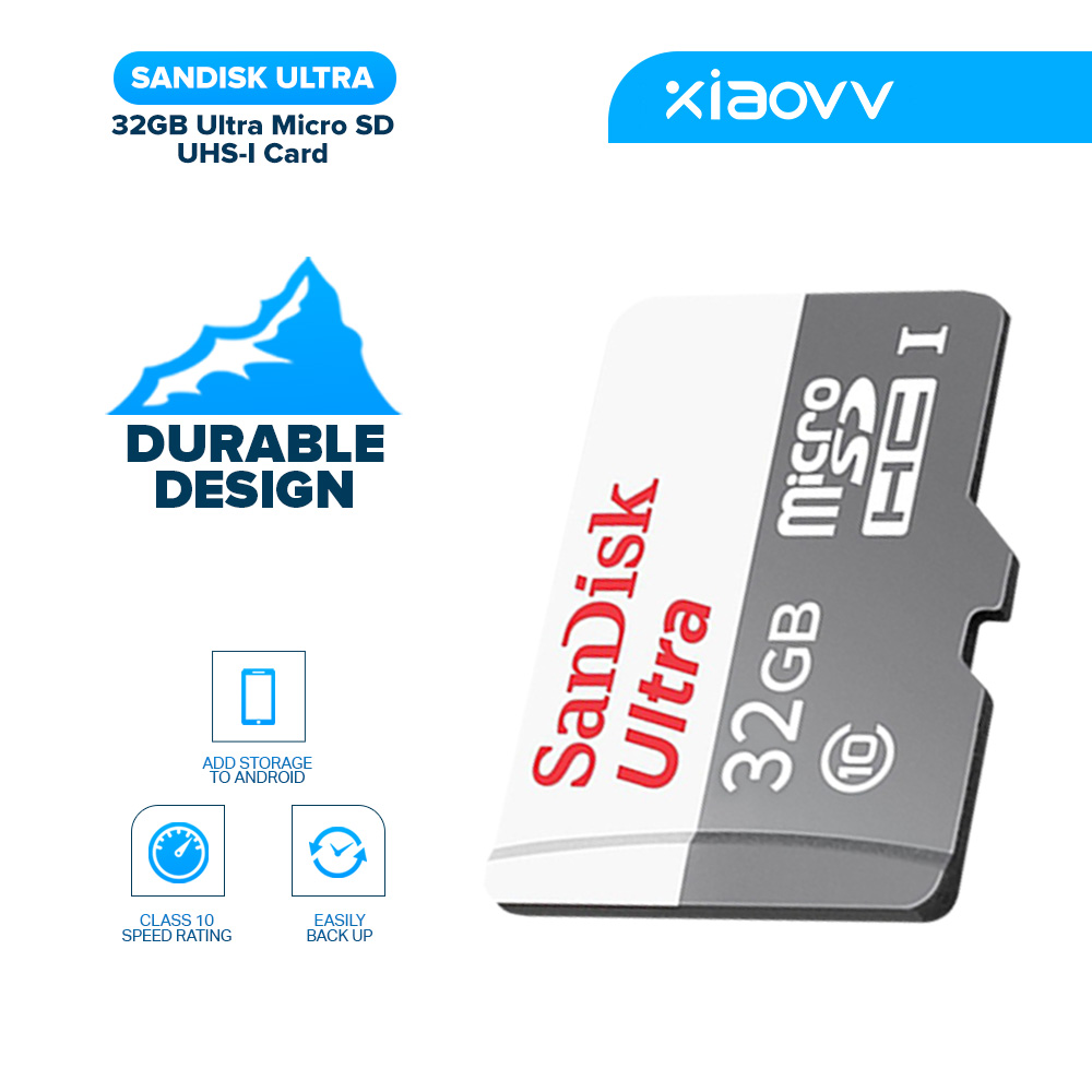 SanDisk Ultra 32GB Micro SDHC UHS-I Card Class 10 SDSQUNS-032G