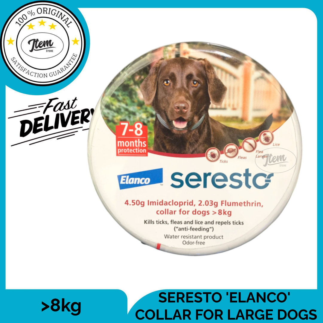 SERESTO COLLAR FOR LARGE DOGS >8KG (ELANCO) Lazada PH