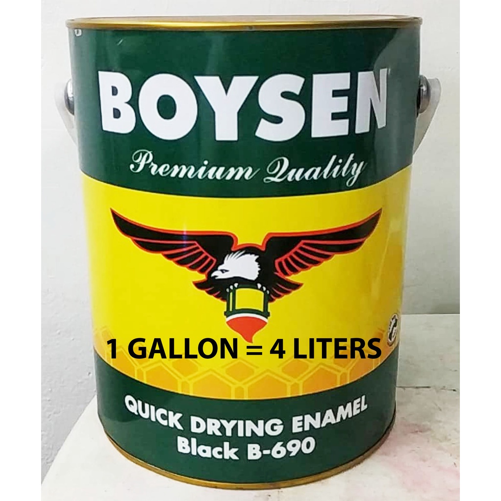 【READY STOCK】 ☞BOYSEN QDE BLACK B-690 ( 1 GALLON --------------------1 ...