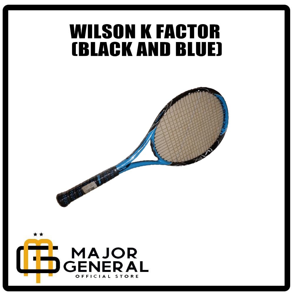 WILSON K FACTOR TENNIS RACKET (BLACK AND BLUE) Lazada PH