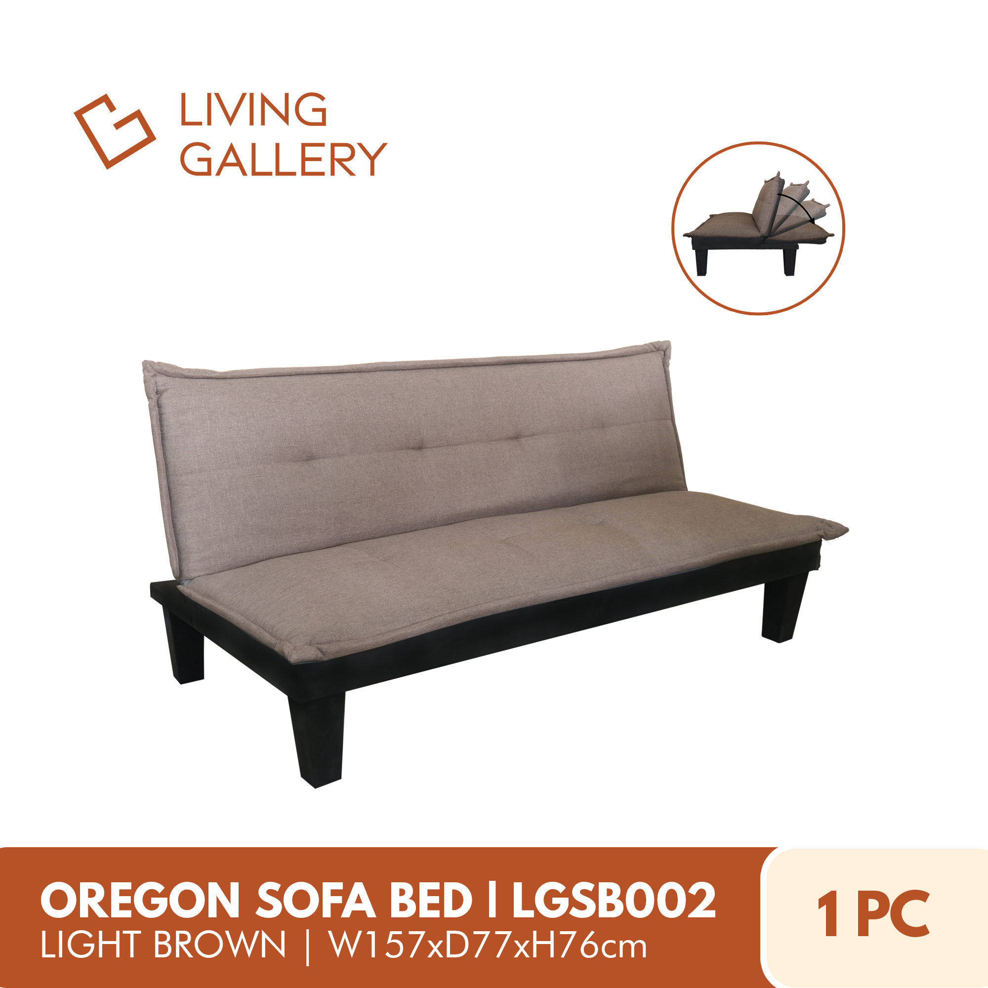 Living Gallery Oregon Sofa Bed Easy