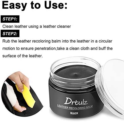  drtulz Black Leather Recoloring Balm, Leather Color