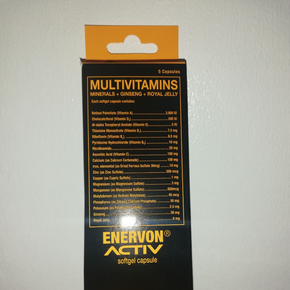 enervon activ cap 5 Lazada PH