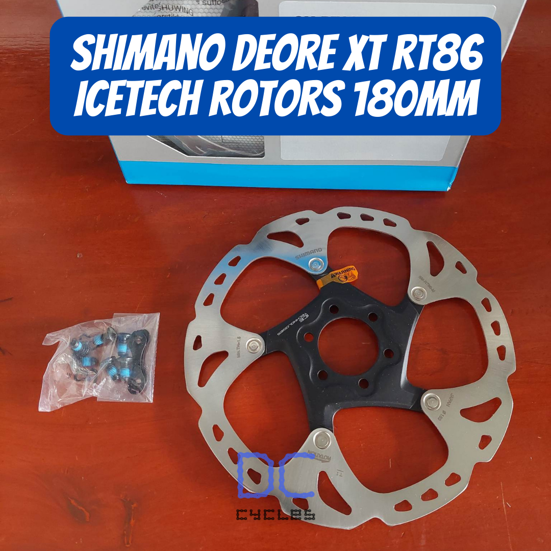 Shimano Deore XT RT86 Ice Tech rotors 180mm Lazada PH