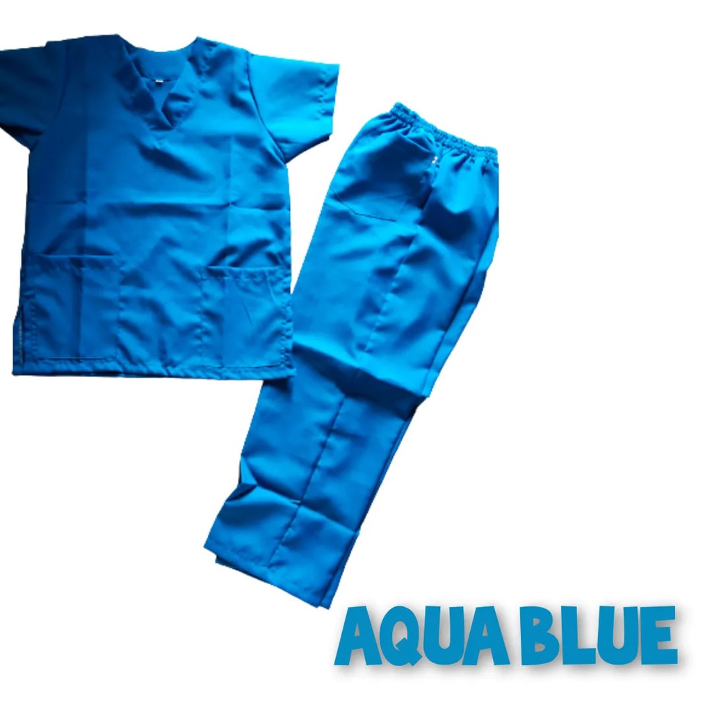 Royal Blue Scrub Suit Set